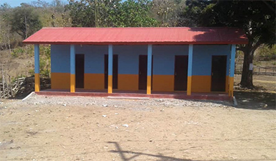 Belola School's toilets